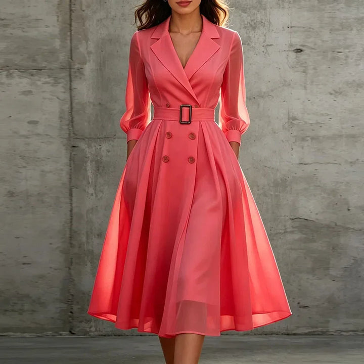 Nola Double Breasted Midi Dress