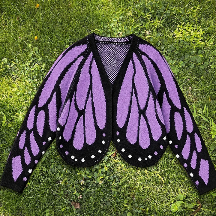 Amore Open Front Butterfly Cardigan