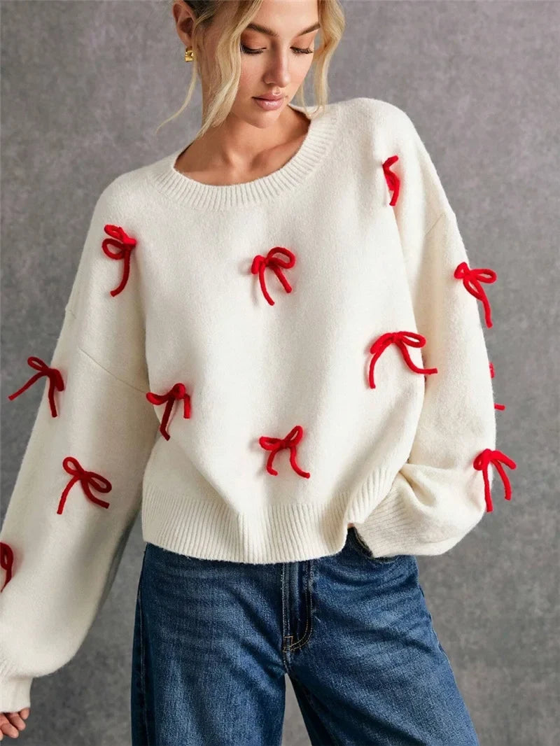 Amora Bow Detail Sweater