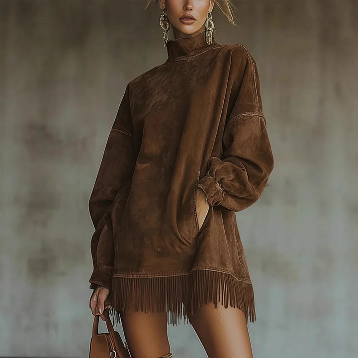 Solena High Neck Tunic Dress