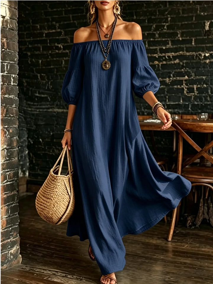 Lorielle Off Shoulder Maxi Dress