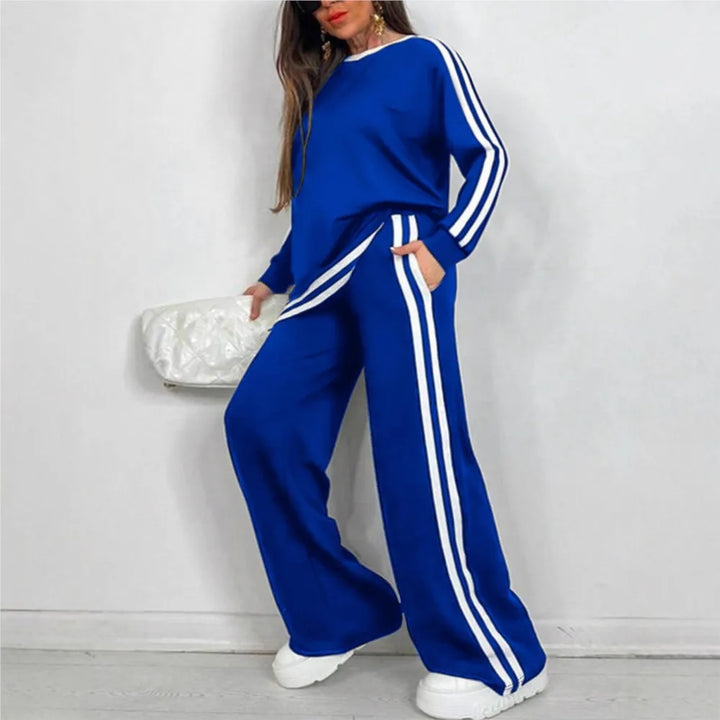 Madina Sports Stripe Lounge Set