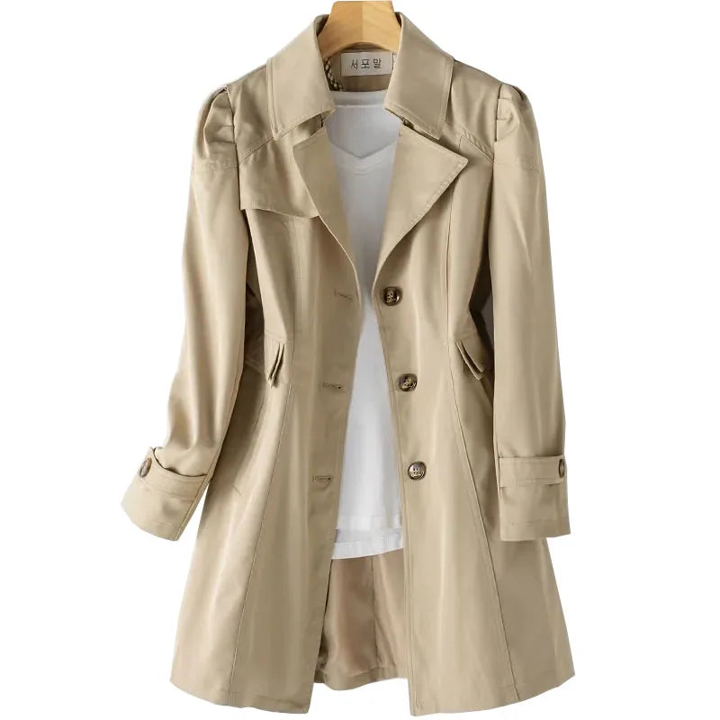 Marisol Notched Lapel Trench