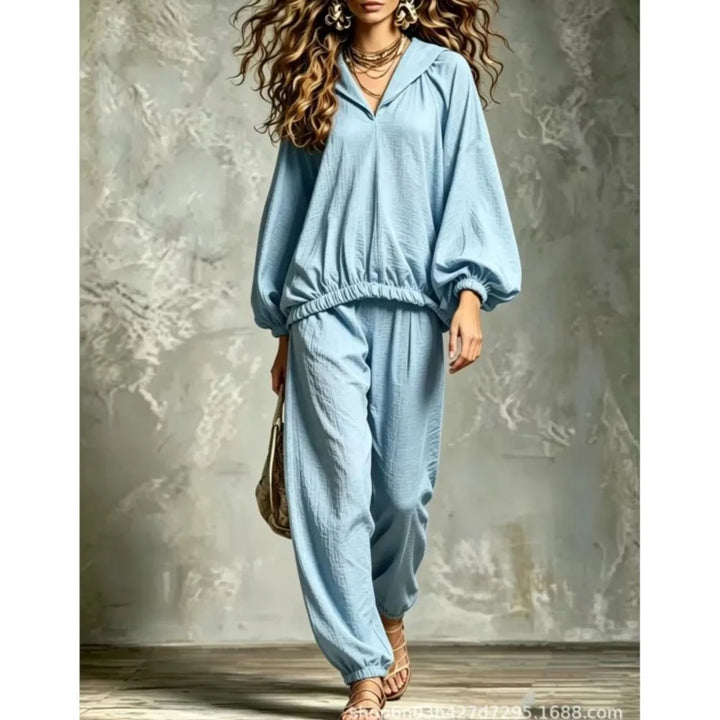 Amaris Lantern Sleeve Lounge Set