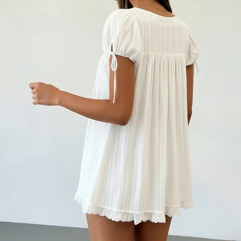 Natalie Square Neck Mini Dress