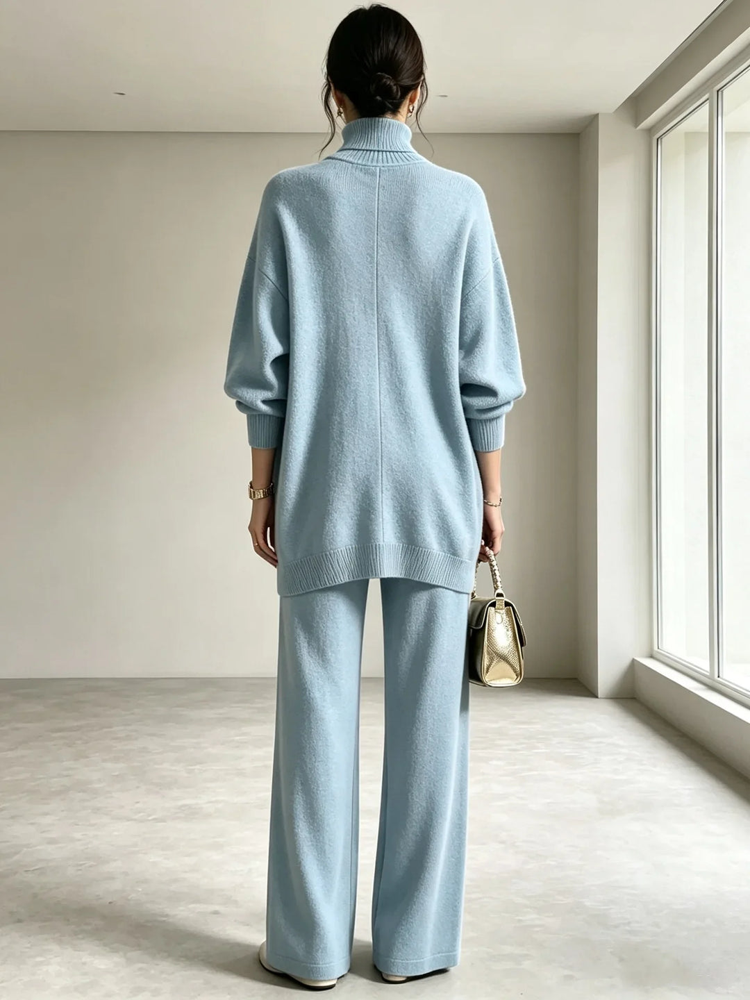Isolde Wrap Front Sweater Set