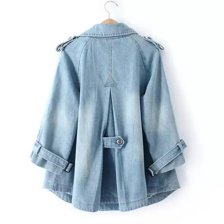 Marlena Denim Cape Jacket