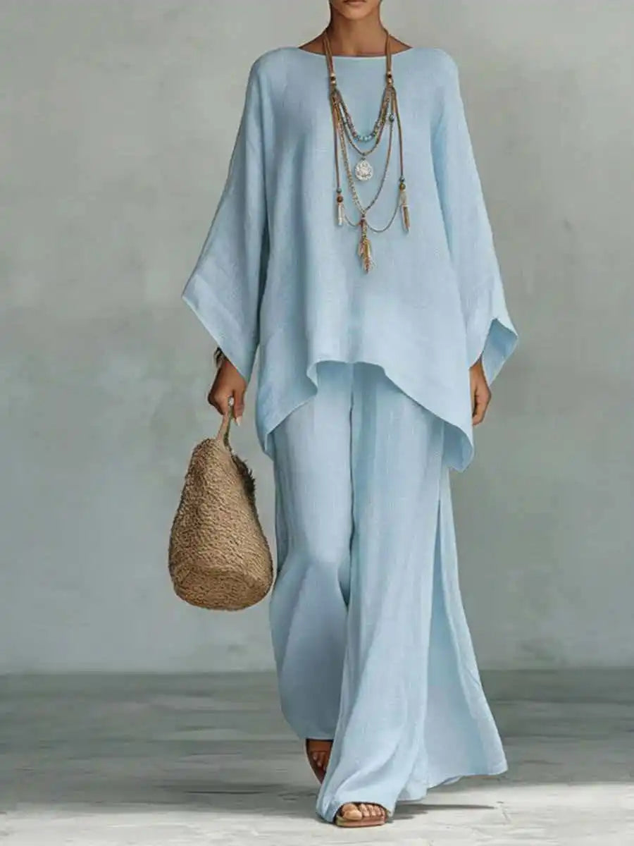 Katherine Linen Two Piece Set