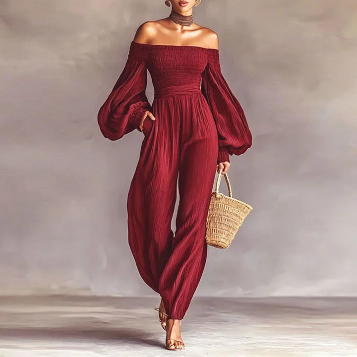 Yara Off Shoulder Jumpsuit
