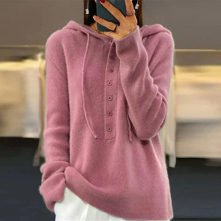 Josephine Button Front Hoodie