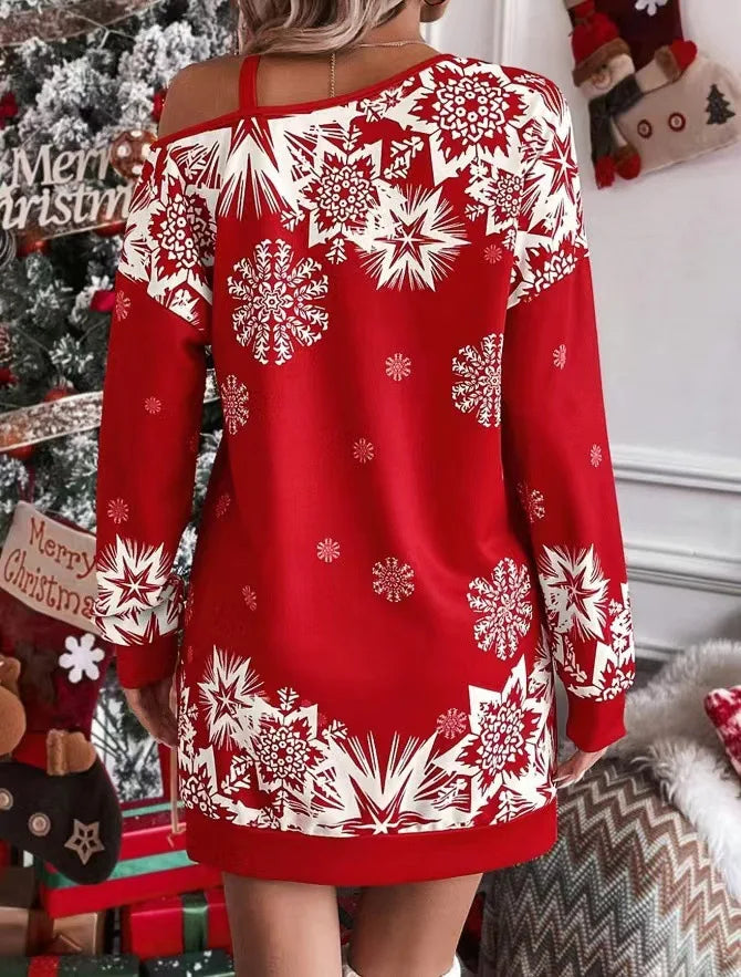 Noelle Snowflake Christmas Dress