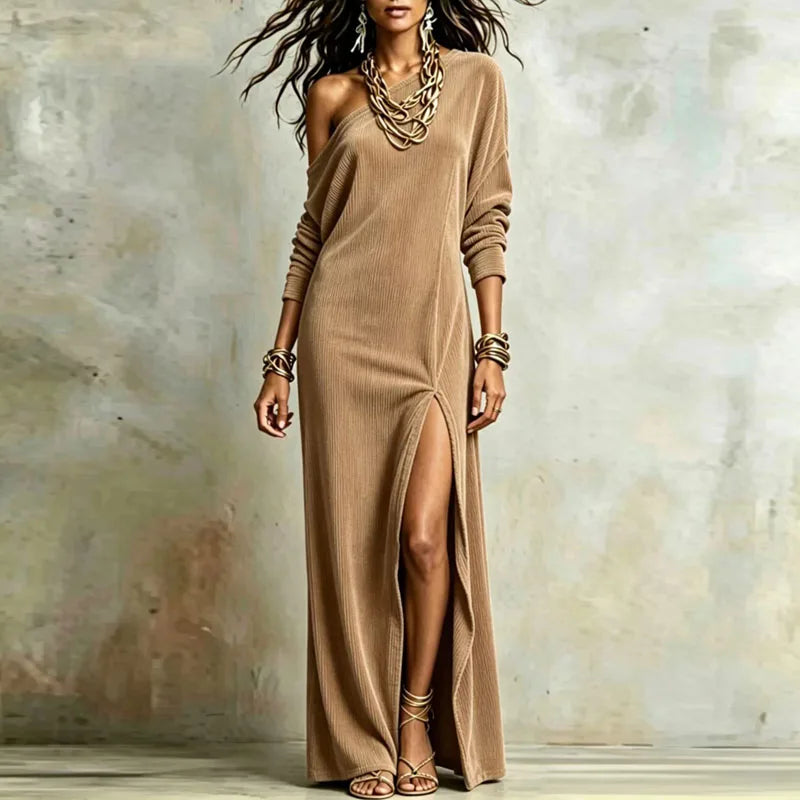 Kayla Off Shoulder Maxi Dress