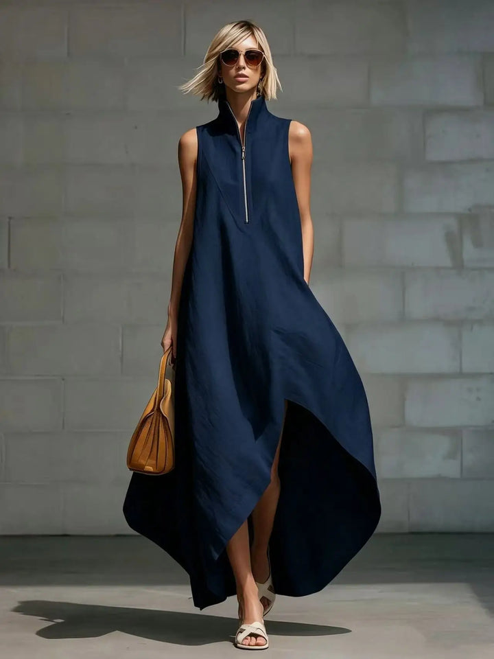 Virelle Sleeveless Relaxed Linen Maxi Dress
