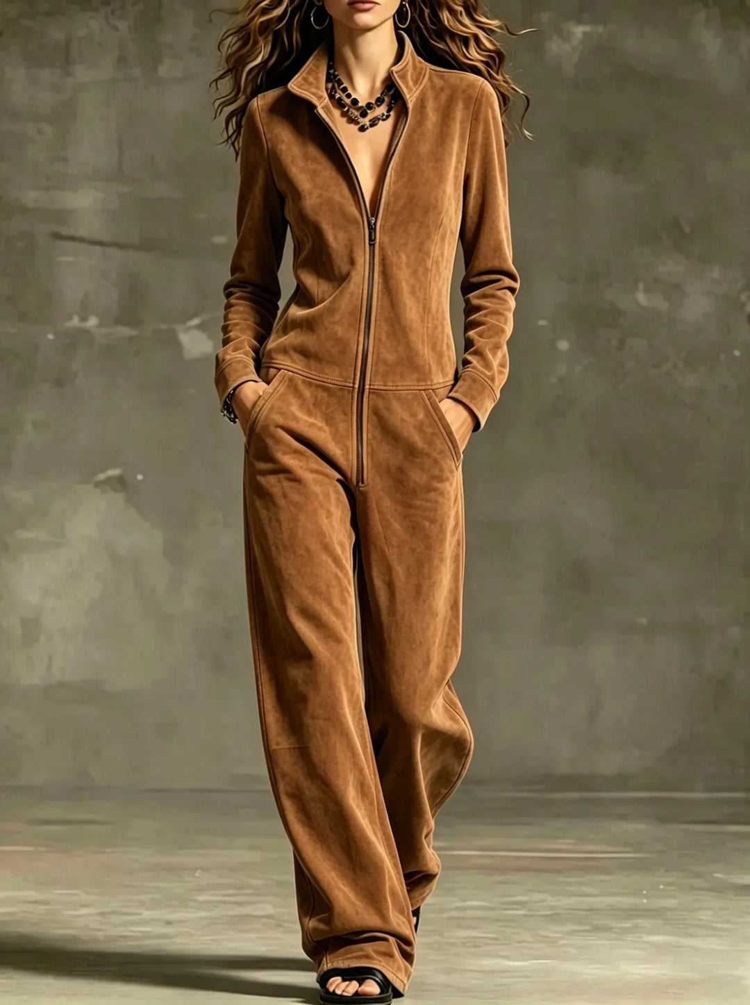 Harlan Front Zip Jumpsuit