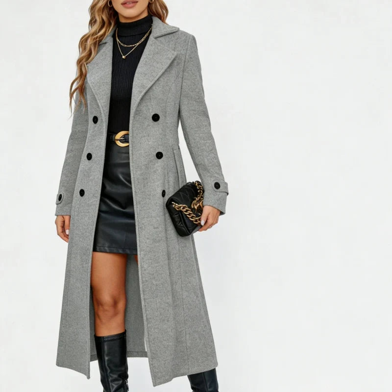 Beatrix Double Breasted Wool Coat
