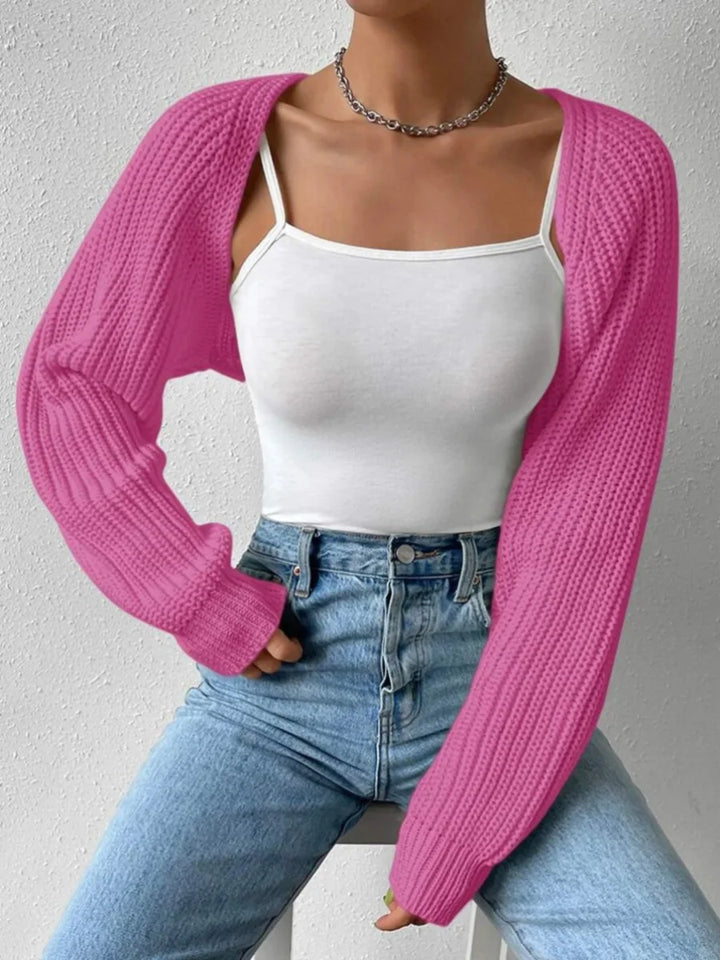 Harlan Ribbed Knit Shrug