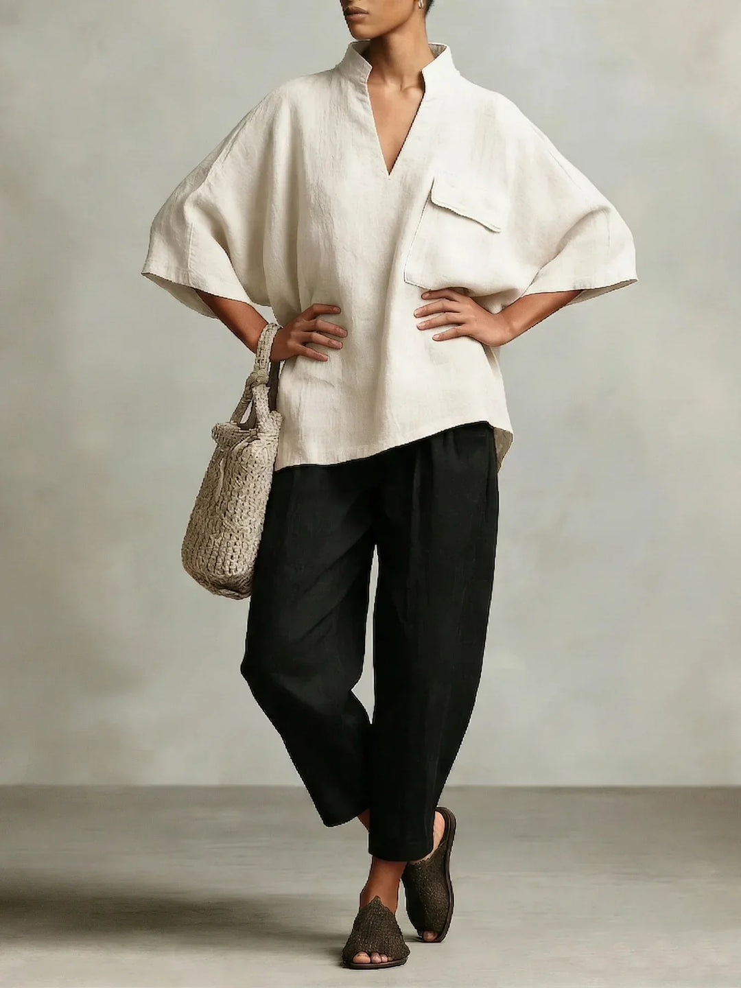 Livienne Poncho Co-Ord Set