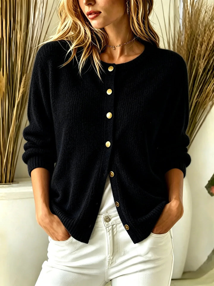 Oleander Button Front Cardigan