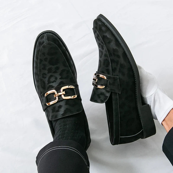 Marsimo Leopard Loafers