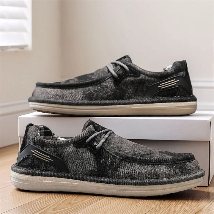 Lusso Washed Canvas Loafers
