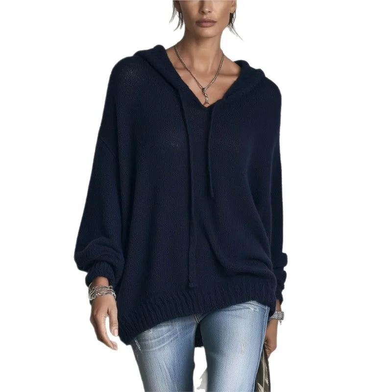 Ophelia Drawstring Hood Sweater