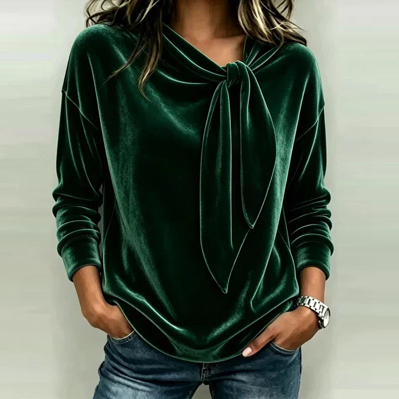 Marguerite Bow Neck Pullover