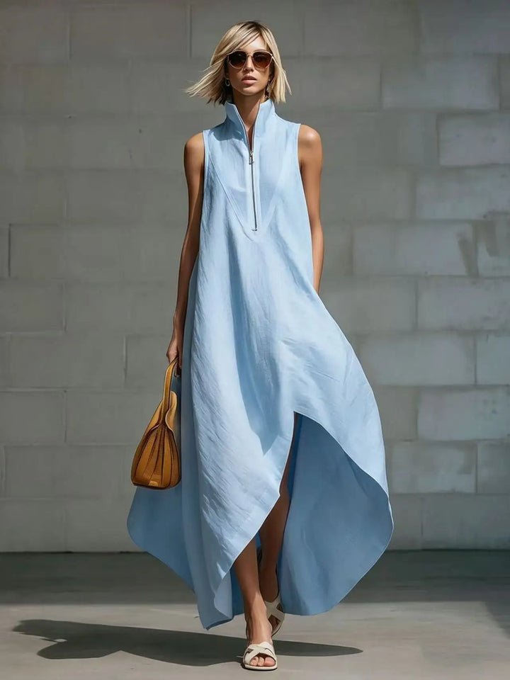 Virelle Sleeveless Relaxed Linen Maxi Dress