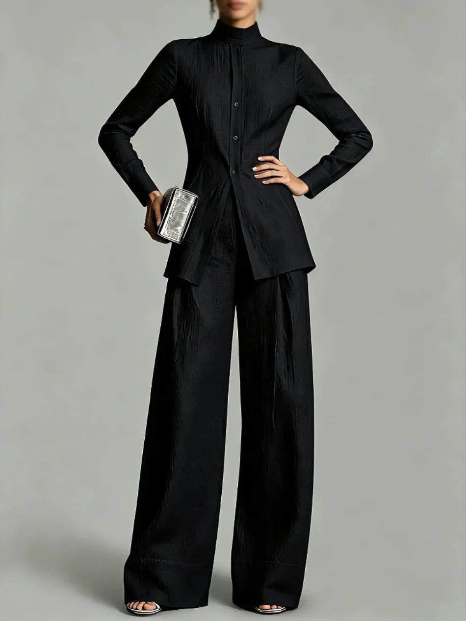 Rosamund Peplum Two-Piece Set