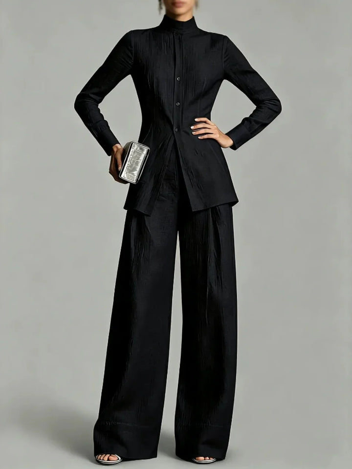 Rosamund Peplum Two-Piece Set