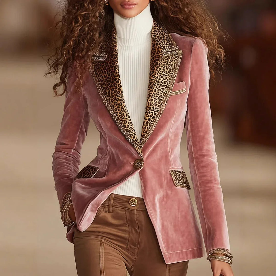 Danica Tailored Velvet Blazer