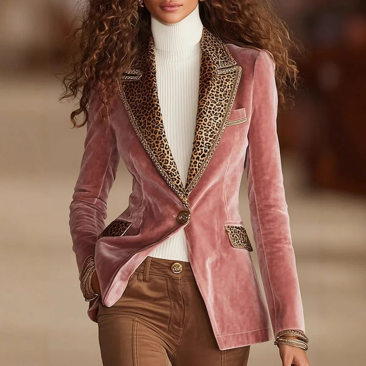Danica Tailored Velvet Blazer