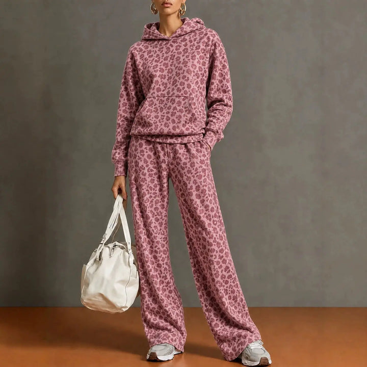 Fernanda Leopard Print Sweatsuit