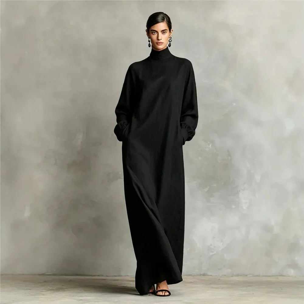 Halcyon Turtleneck Maxi Dress