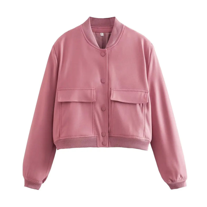 Quinlan Cropped Bomber Jacket