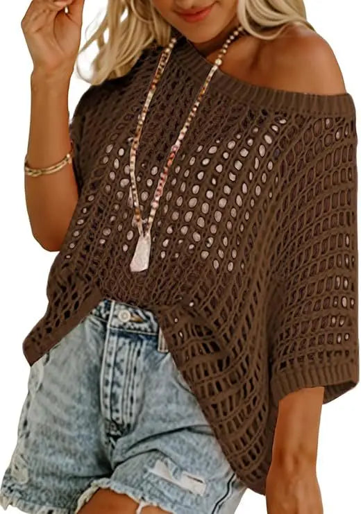 Faye Open Knit Sweater