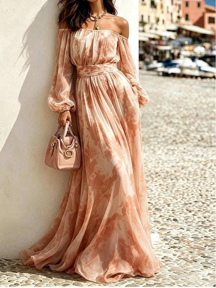 Faustina Off Shoulder Maxi Dress