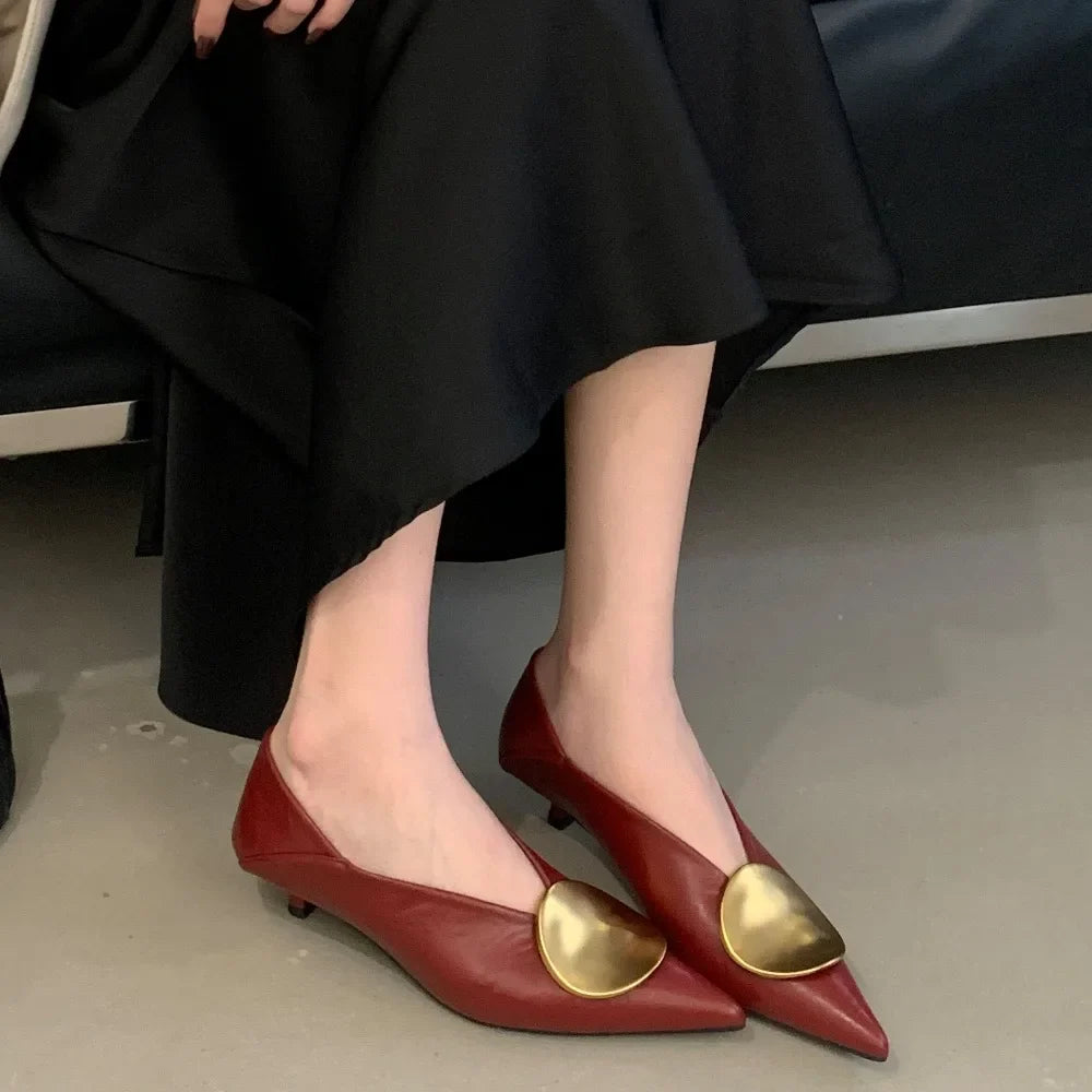Anouk Comfortable Pointed Toe Low Heels