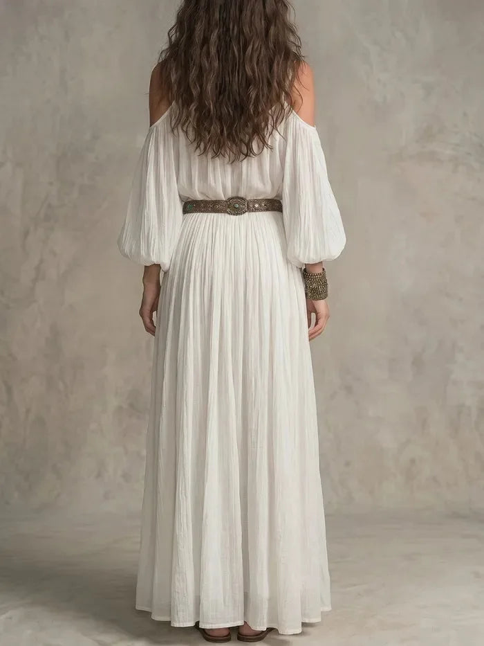 Zinnia Off Shoulder Maxi Dress