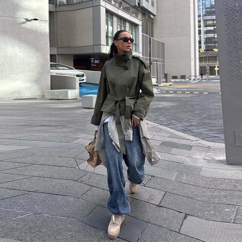 Rosanne Double Breasted Trench