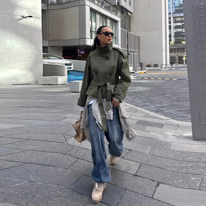 Rosanne Double Breasted Trench