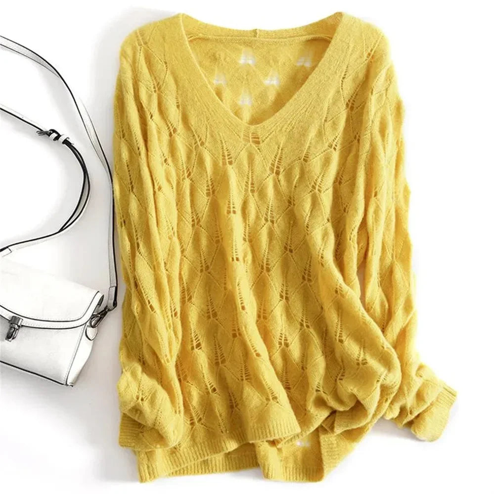 Monacco Open Knit Cardigan