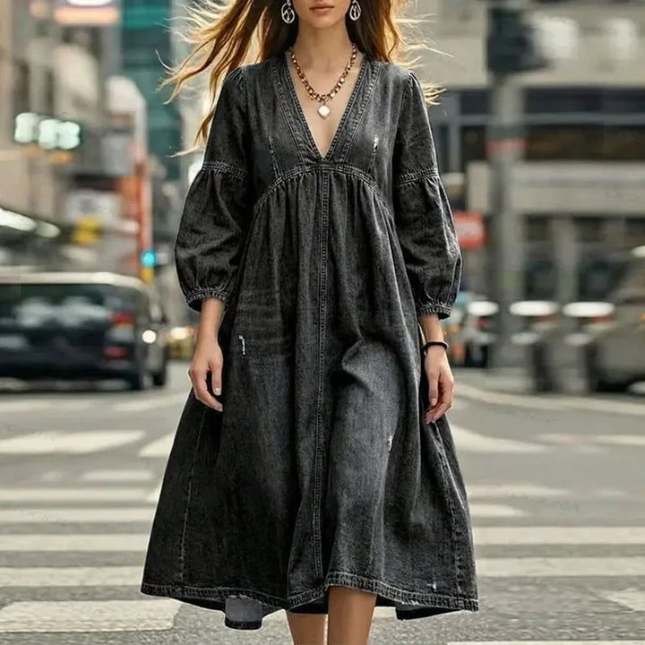 Marielune Empire Waist Maxi Dress