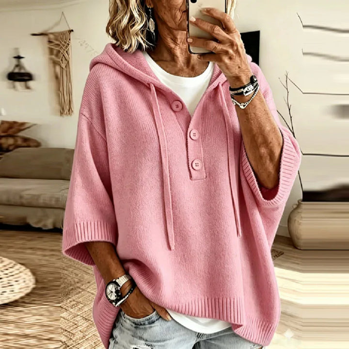Lorena Hooded Knit Pullover