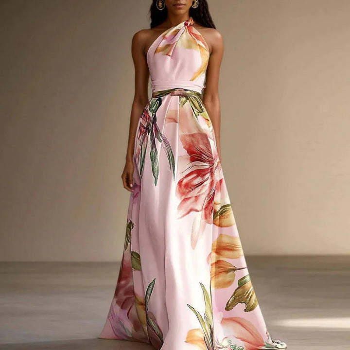 Suzane Floral Wedding Guest Maxi Dress