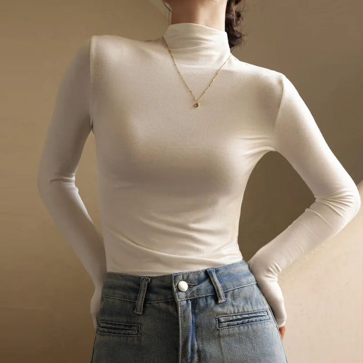 Eliana Mock Neck Knit Top