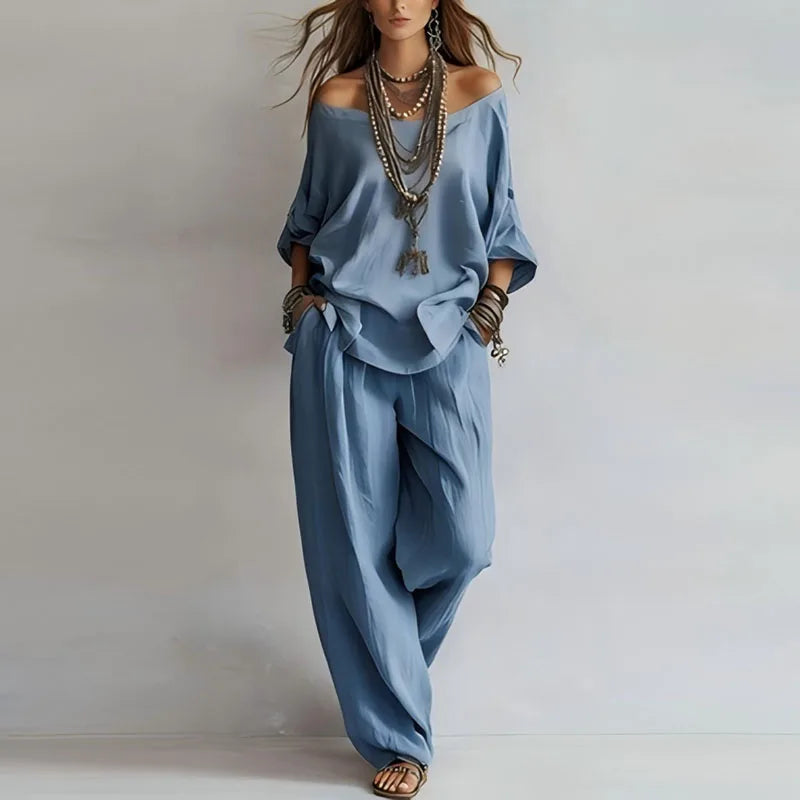Vanessa Off Shoulder Co-ord Set
