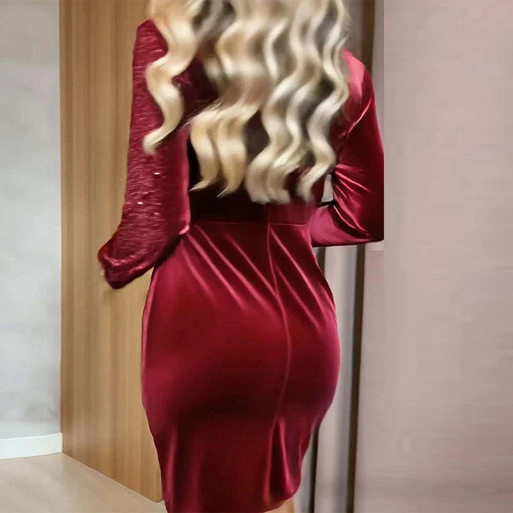 Bianca Sequin Wrap Dress
