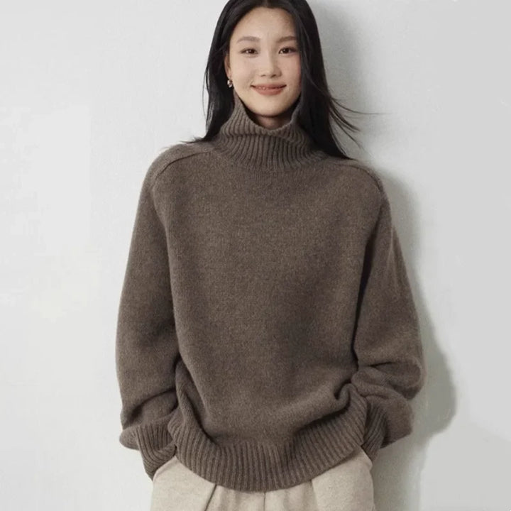 Linnea Turtleneck Wool Sweater