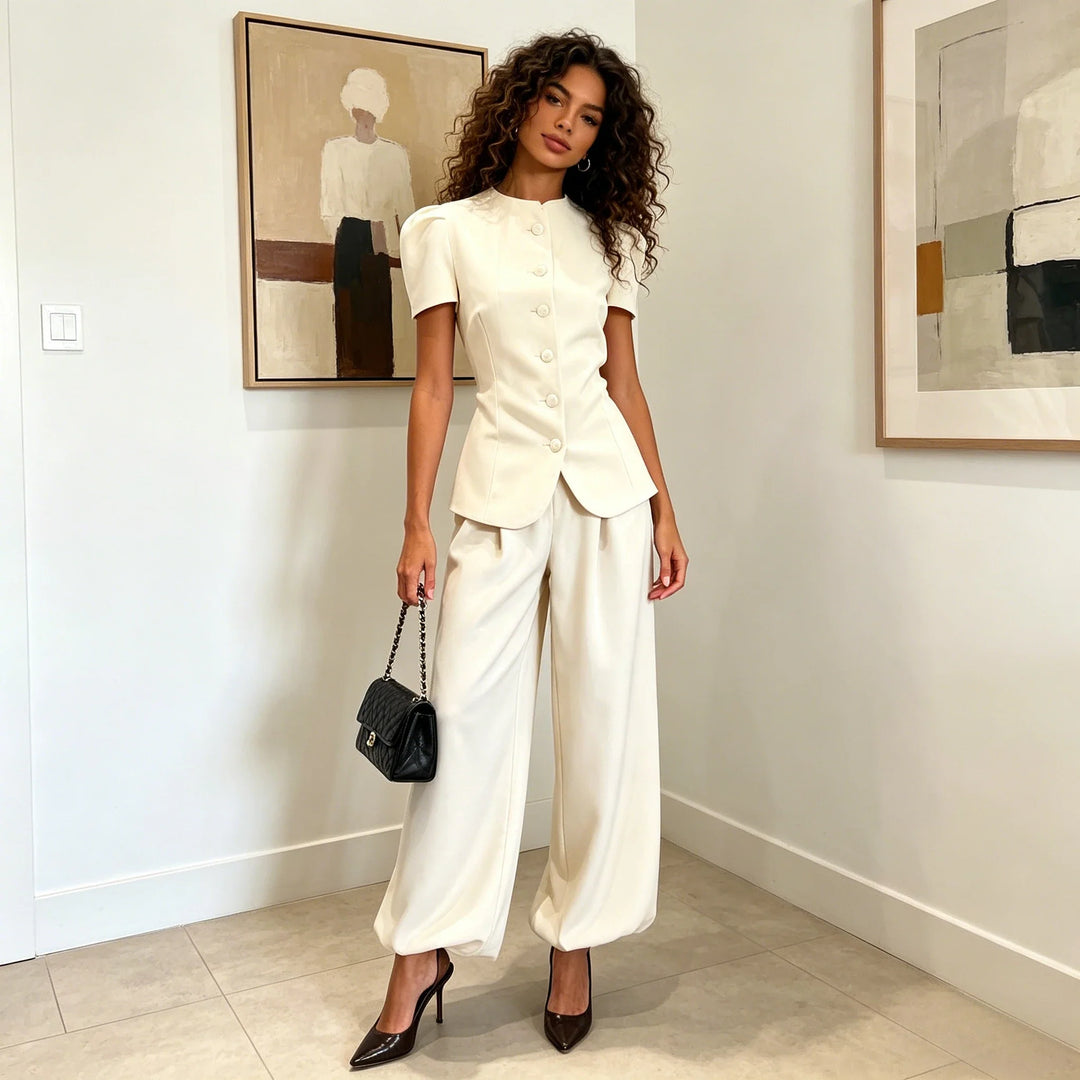 Avenza Tailored Two-Piece Set