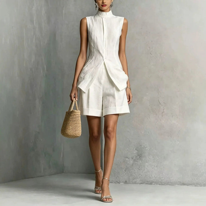 Ottavia Peplum Shorts Set